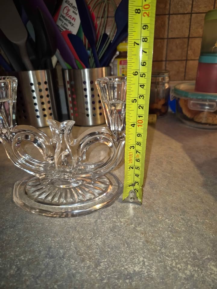 Vintage Beyer Crystal Candelabra, only 1 - photo 5