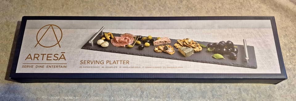 New Large Slate Charcuterie Platter, measurements in pictures