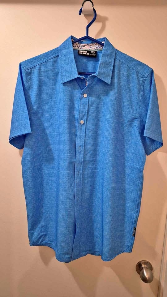 Men's Blue Dress Shirt, Medium