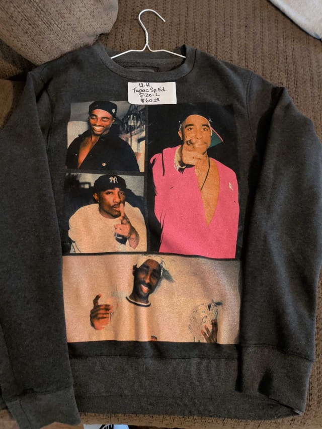2pac Printed Sweater - Urban Heritage - Size L