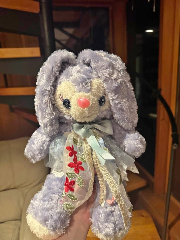 StellaLou purple plush bunny