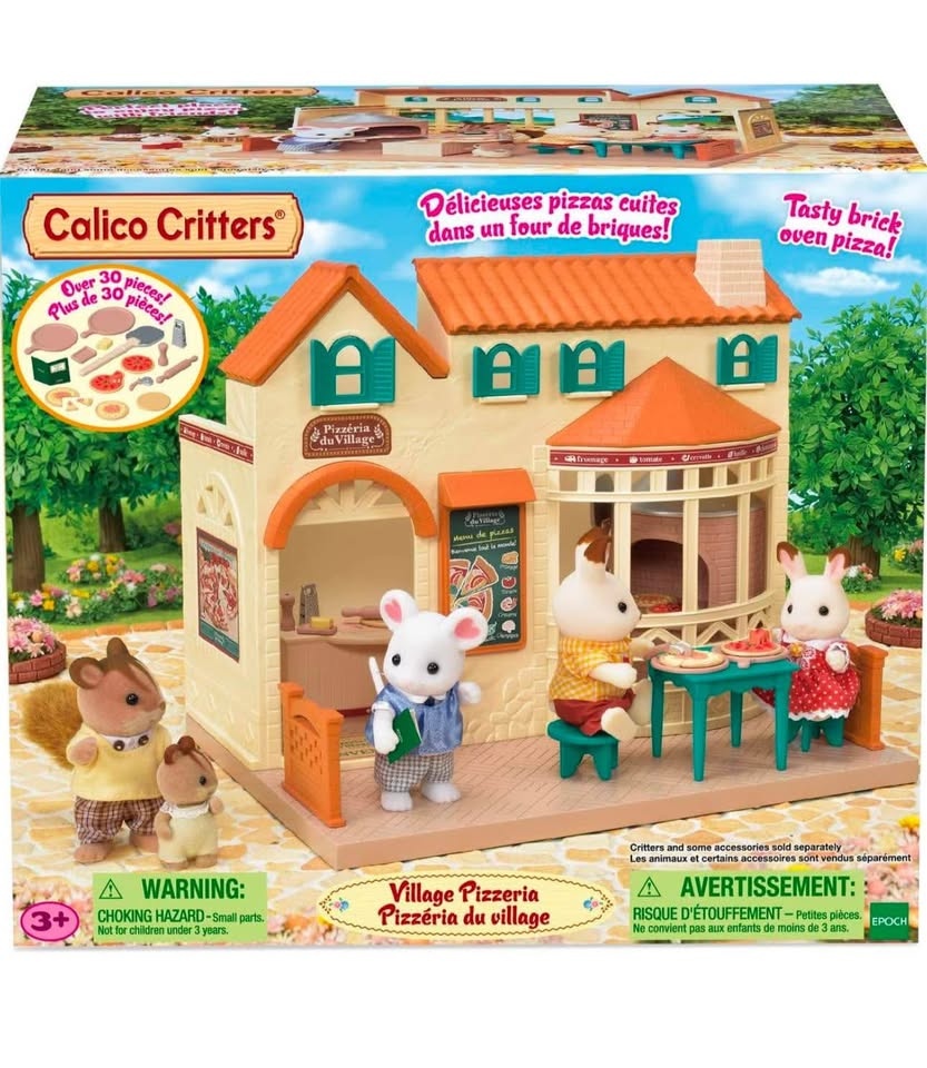 Calico Critters Village Pizzeria Playset