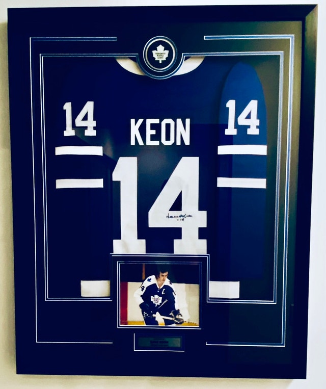 Dave Keon Framed Autographed Fanatics NHL Jersey