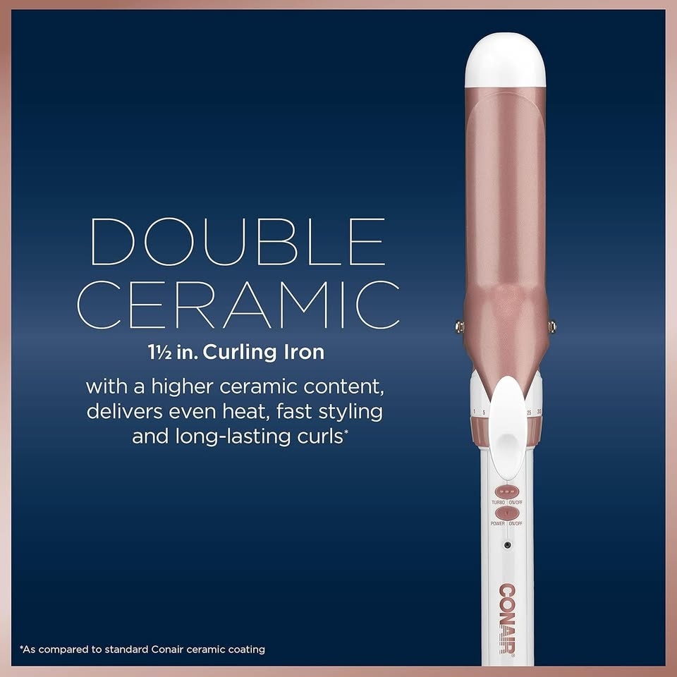 Conair Double Ceramic 1 1/2-Inch Curling Iron - photo 3