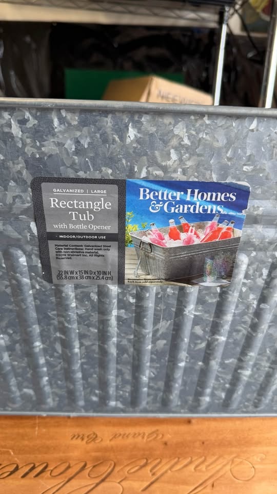 Better Homes & Gardens Galvanized Tub - Large - photo 2