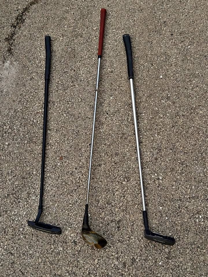 Vintage Golf Clubs: George Fazio Driver + 2 Putters
