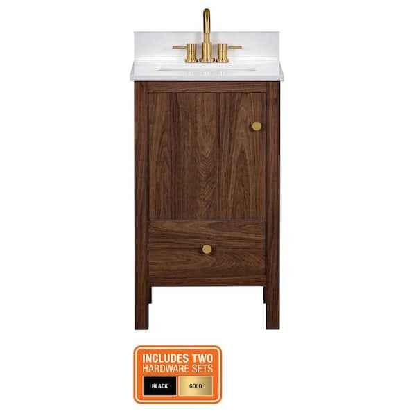 Rory 20" Walnut Bath Vanity - Assembled - photo 2