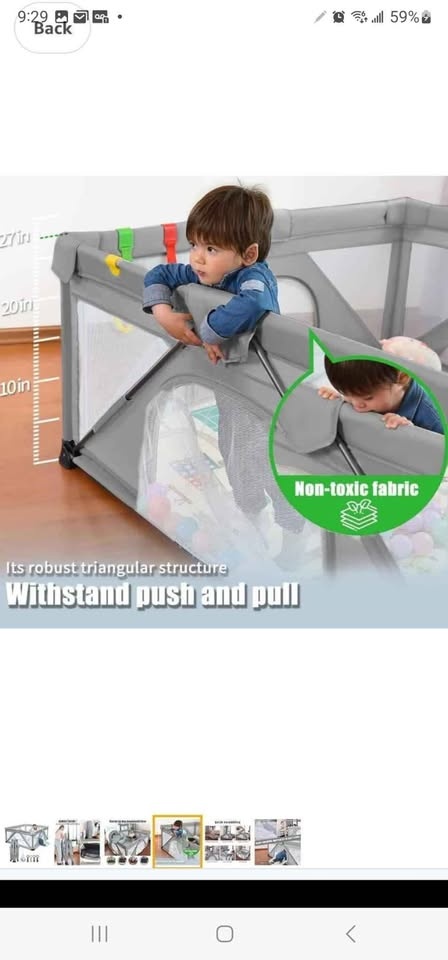 Heyo.Ja Large Baby Playpen Foldable - photo 2