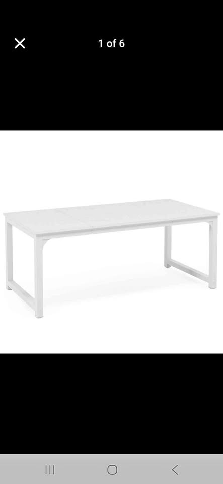 Barid White Desk