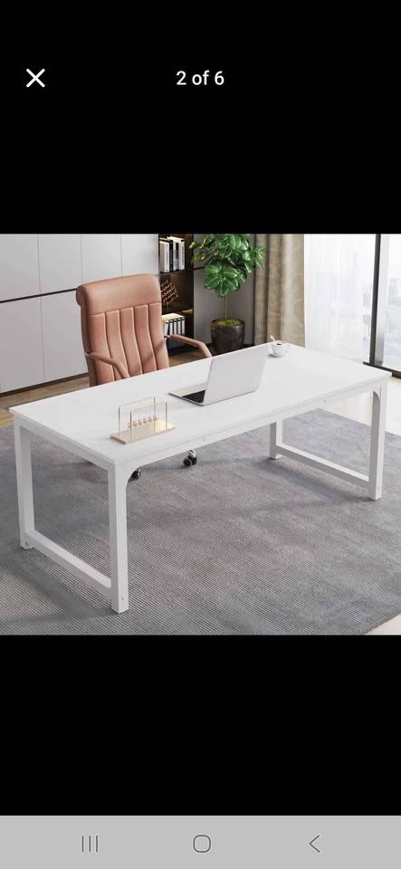 Barid White Desk - photo 2