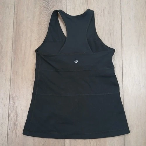 Lululemon Wrap Front Racerback Tank Black Size 4 - photo 2