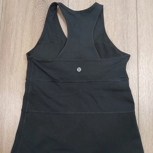 Lululemon Wrap Front Racerback Tank Black Size 4 - photo 3
