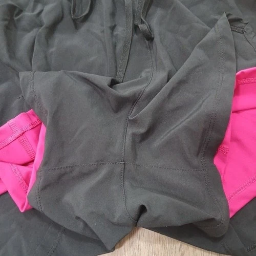 Nike Flex Essential 2-in-1 Shorts Small Black Pink - photo 3