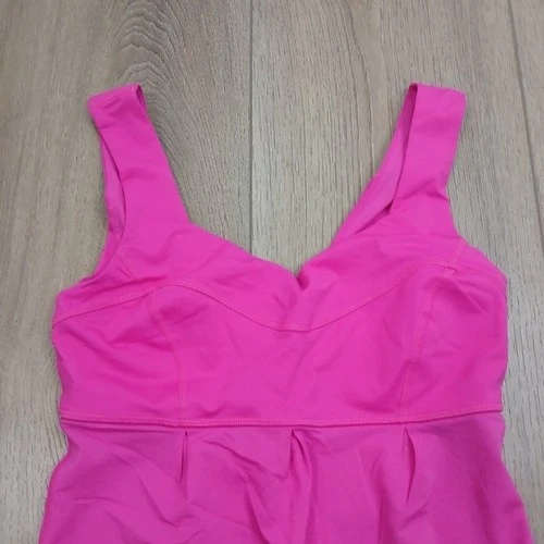 Lululemon Cinch Hem Tank - Size 4 - Hot Pink - photo 2