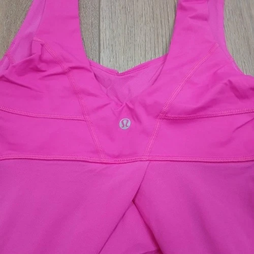 Lululemon Cinch Hem Tank - Size 4 - Hot Pink - photo 5