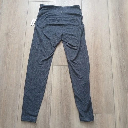 Old Navy Active High Rise Go-Dry Leggings Small Navy Blue Pocket - photo 3