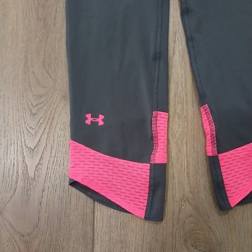 Under Armour HeatGear Compression Capri Leggings XS Pink Ribbon - photo 4