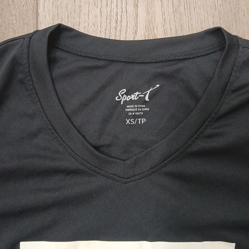 Prison Break Race Athletic Shirt XS Black Sport-T V Neck Running - photo 2