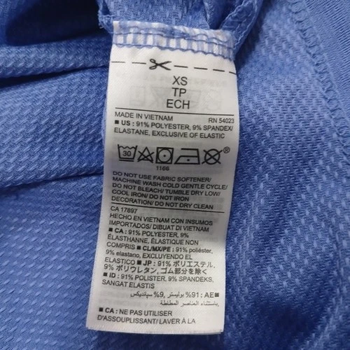 Old Navy Active Go-Dry Racerback Tank XS Blue Athletic Workout T - photo 5