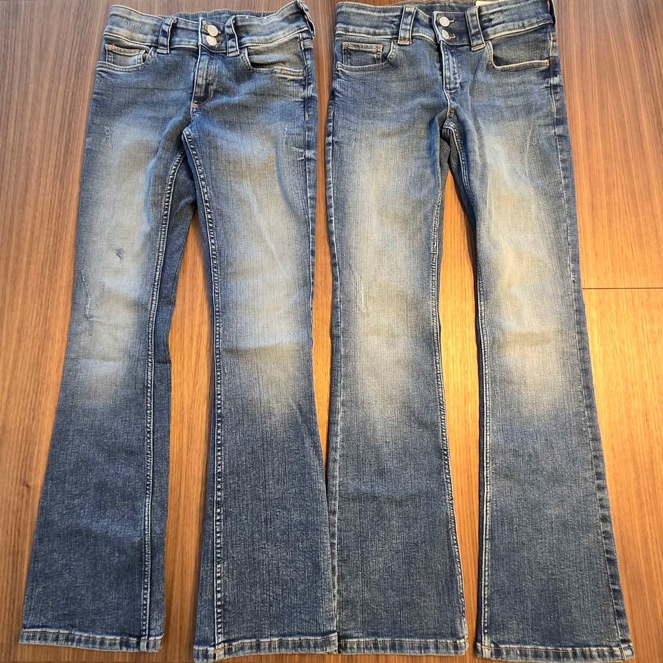 H&M Girls Adjustable Waist Bootcut Jeans - Size 12-13Y - photo 3