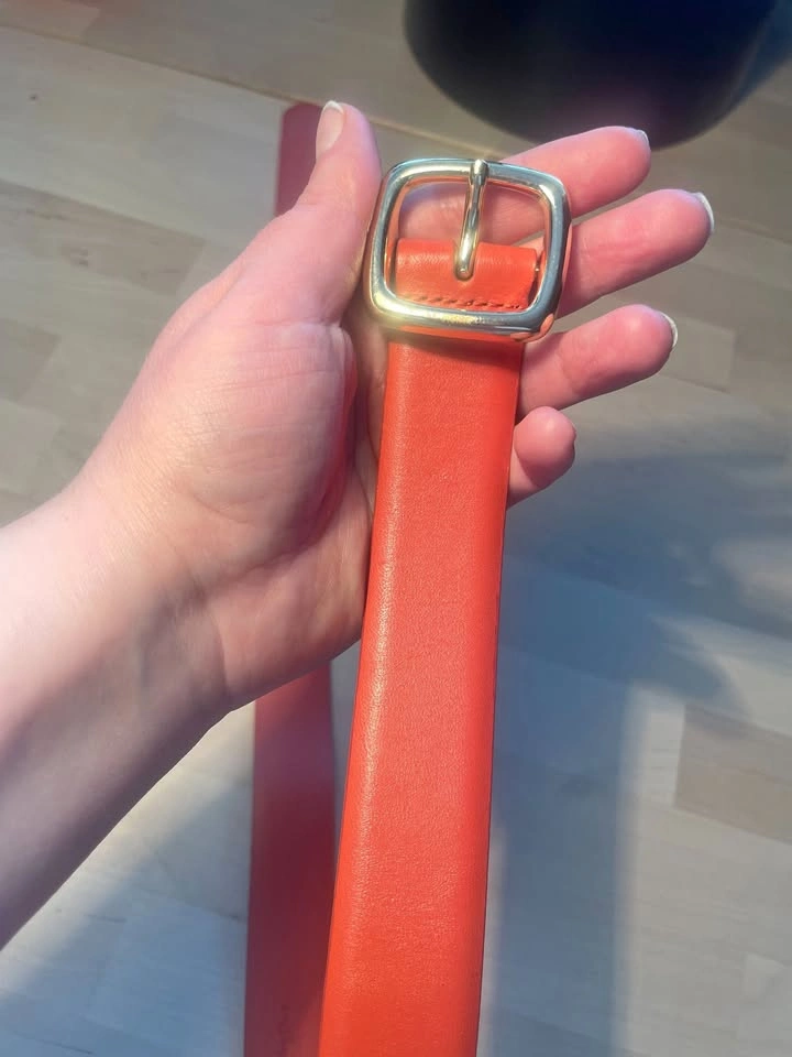 Banana Republic Leather Orange Belt, Size S