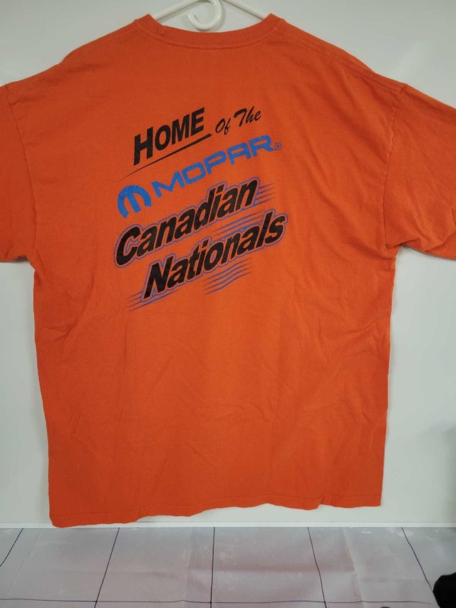 Ontario Grand Bend Motorplex Drag Racing Mopar T-Shirt 2XL - photo 2