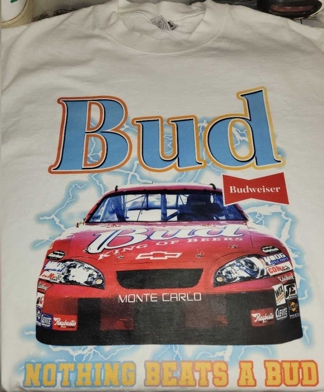 2XL New Bud Racing Heavyweight T-Shirt - photo 2