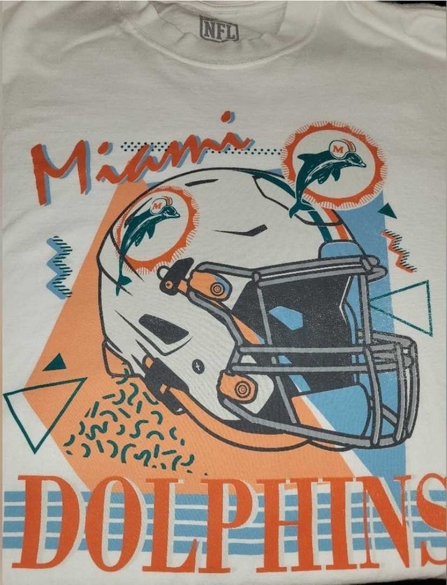 2XL NWT Miami Dolphins heavyweight tee - photo 3