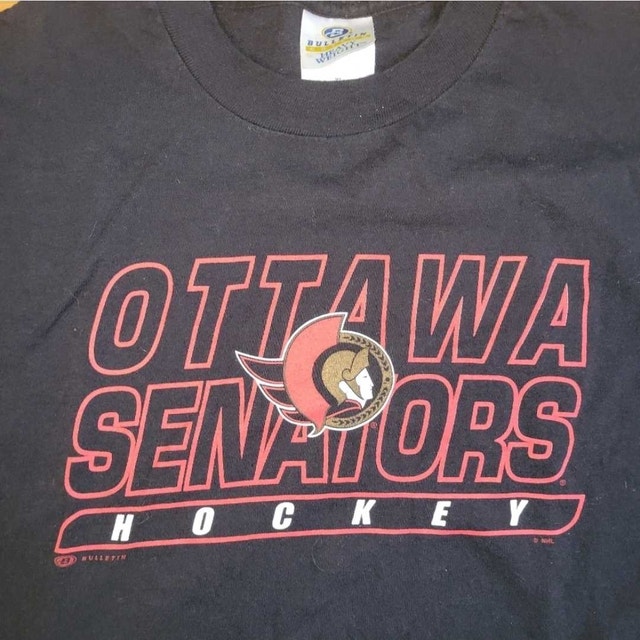 Vintage 90s Ottawa Senators Black Tee XL - photo 2