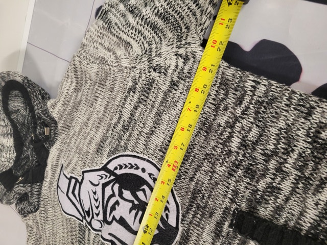 Nike Knit Ottawa Senators NHL Men's Black&Gray Sweater, Med - photo 4