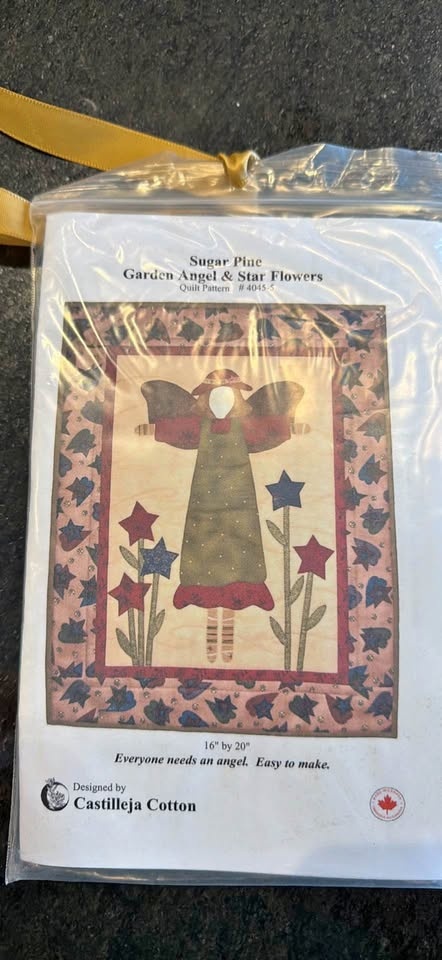 Garden Angel Quilted Kit