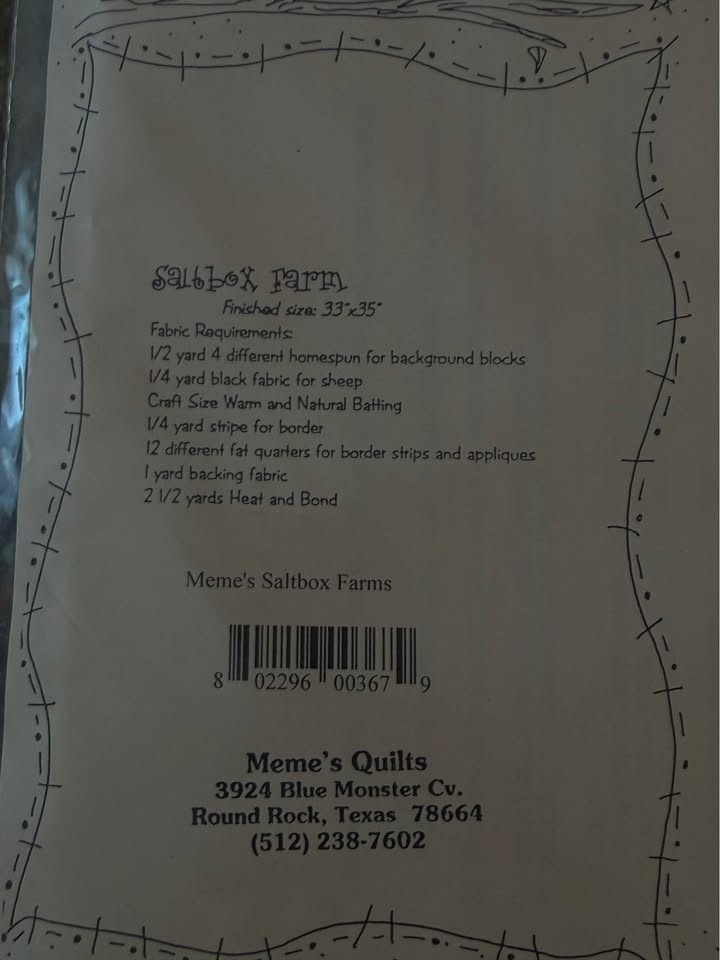 Farm Quilt Kit - photo 2