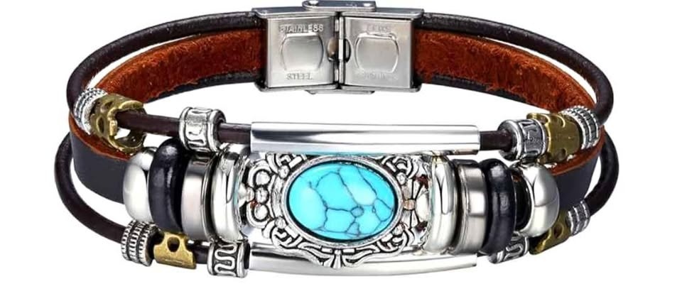 NEW Vintage-Style Multilayer Leather Bracelet