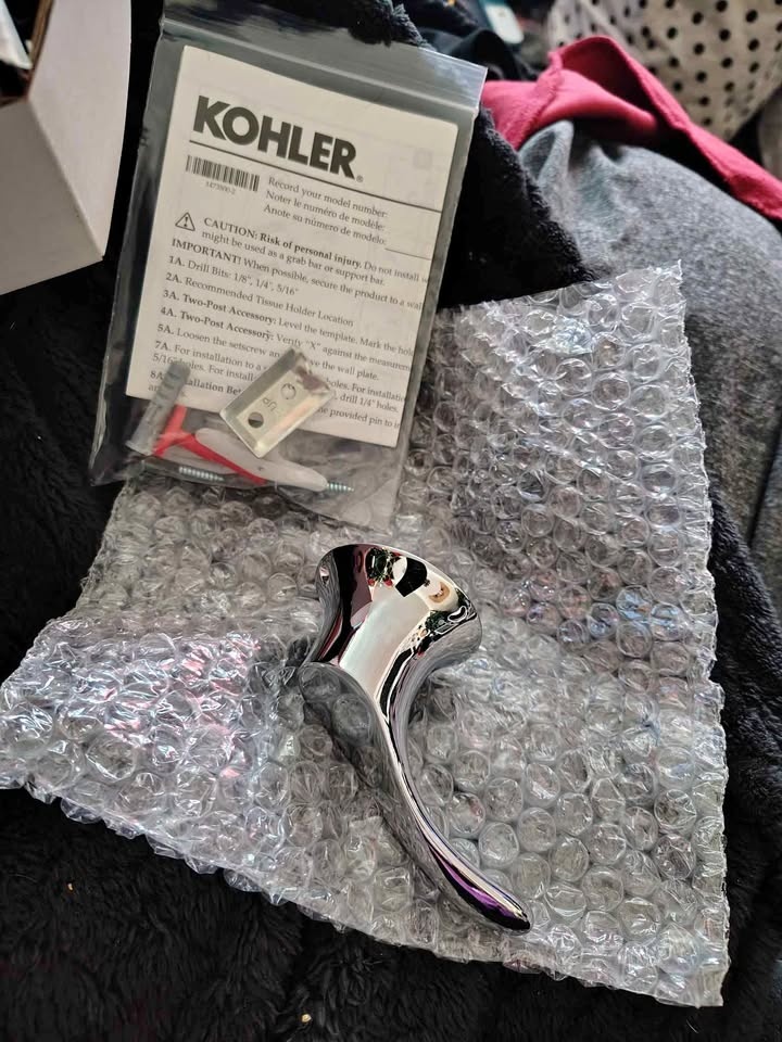 2 New KOHLER Chrome Handles