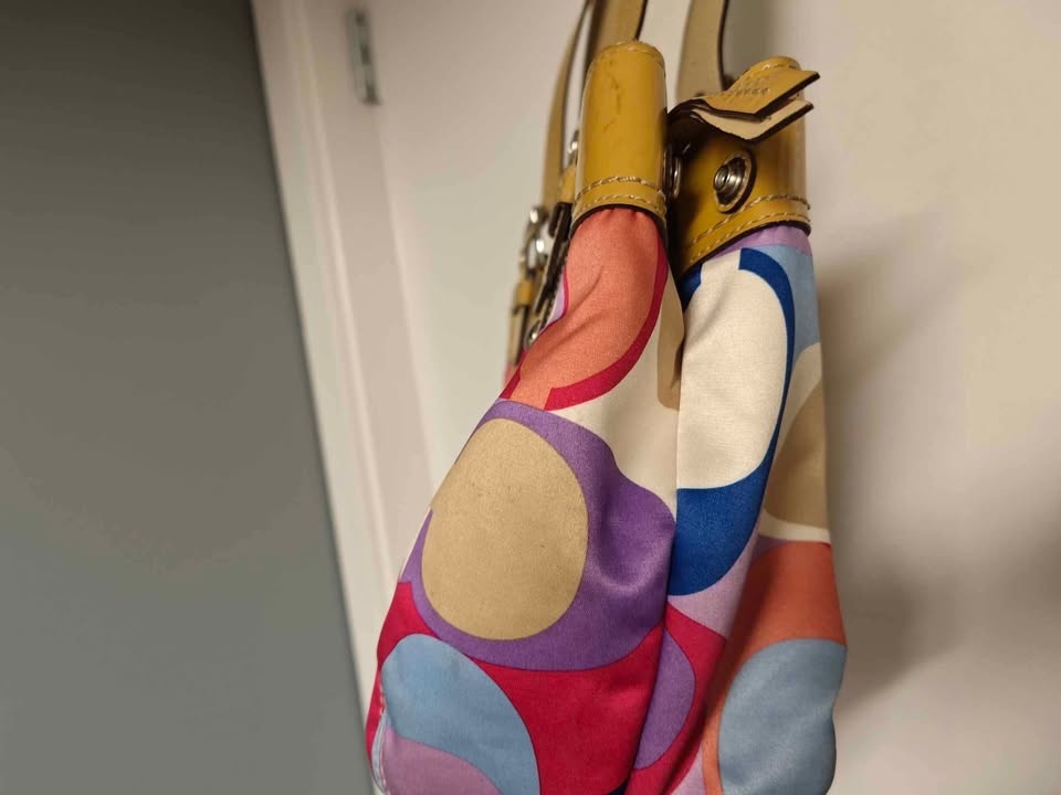 Coach vintage leather multicolor bag A1071-F13798 - photo 4
