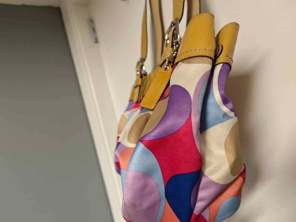 Coach vintage leather multicolor bag A1071-F13798 - photo 5