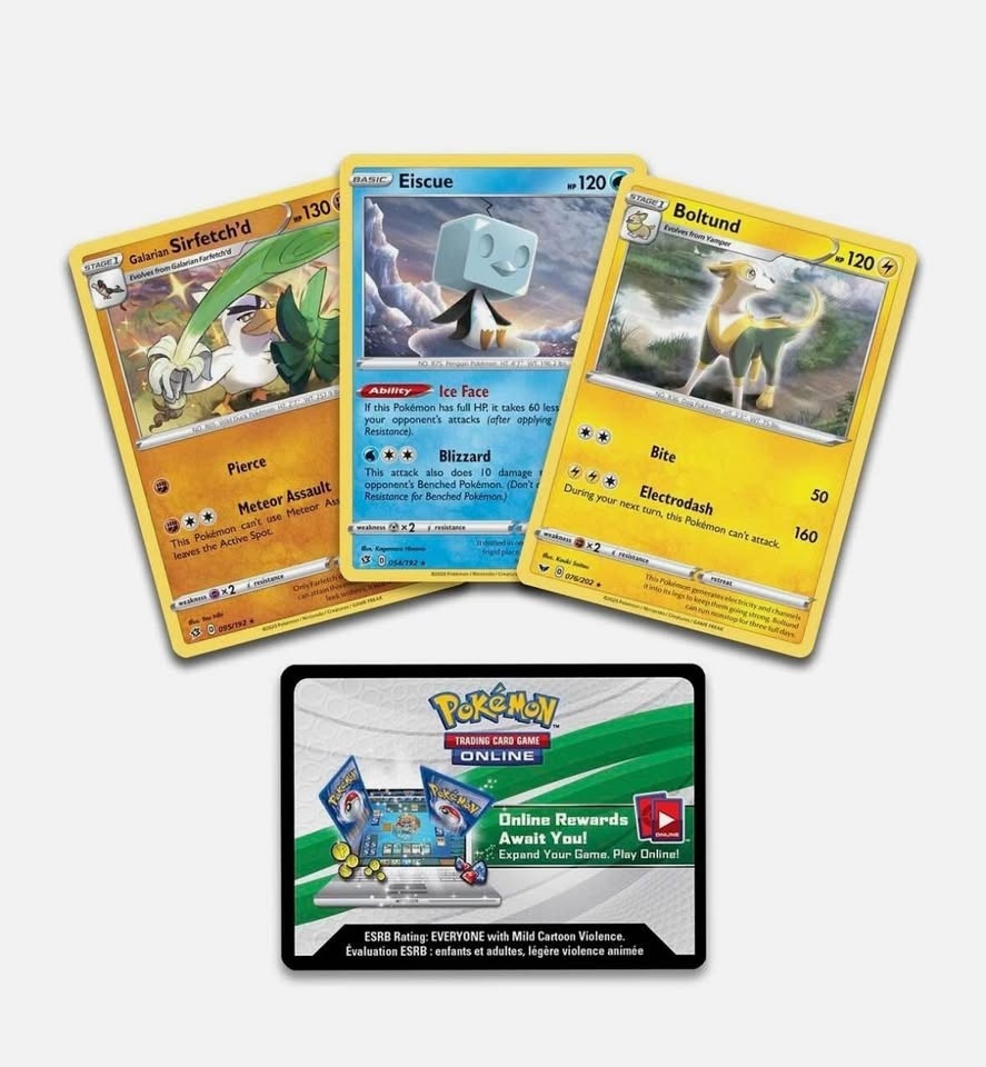 Sealed Pokemon Boltund 076/202 Knockout Collection Promo Pack - photo 3