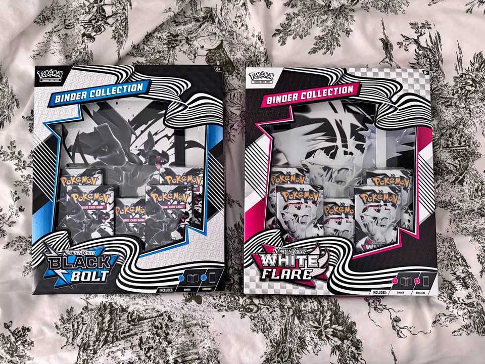 Pokemon Black Bolt or White Flare Binder Collection