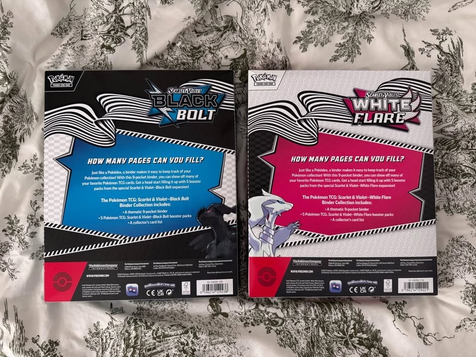 Pokemon Black Bolt or White Flare Binder Collection - photo 2