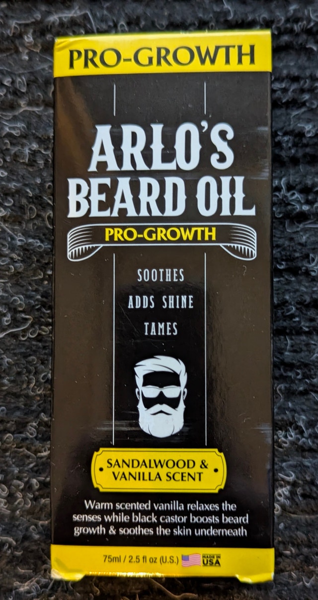 Arlo's Sandalwood Vanilla Pro-Growth Beard Oil
