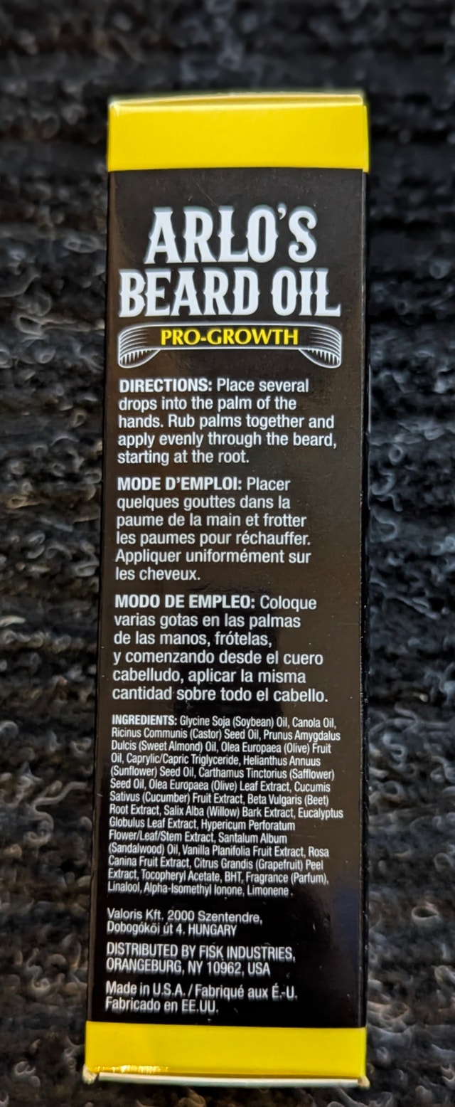 Arlo's Sandalwood Vanilla Pro-Growth Beard Oil - photo 3