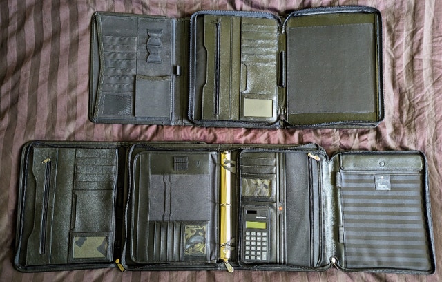 Brand New Padfolio Organizers (Black Leather-like) - photo 2