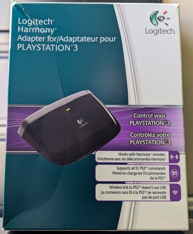 Like New Logitech Harmony Adapter for PlayStation 3