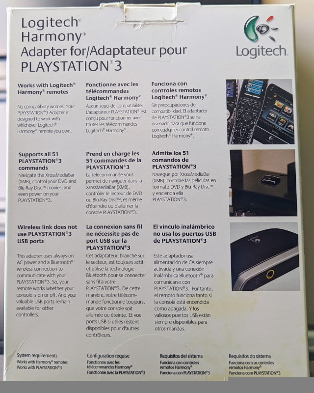 Like New Logitech Harmony Adapter for PlayStation 3 - photo 2
