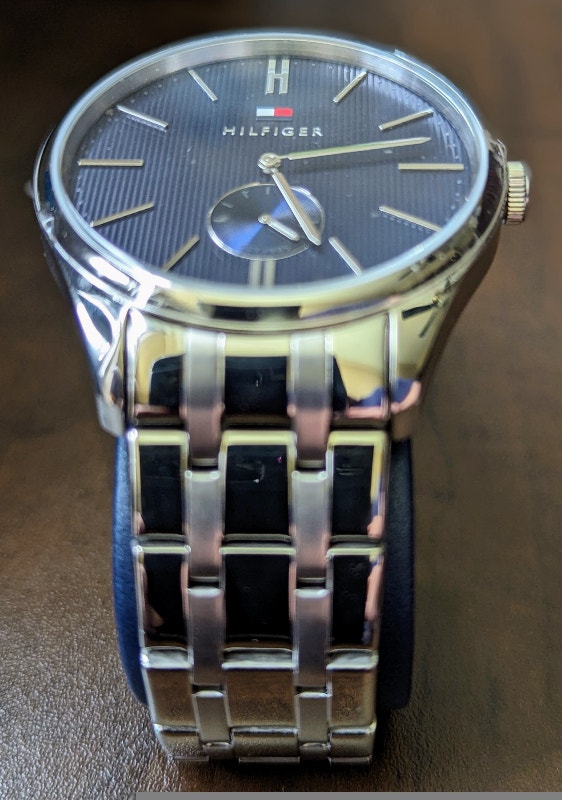 SALE: Silver Tommy Hilfiger Watch (Anlg Dsply, Qrtz Mvmnt) - photo 3