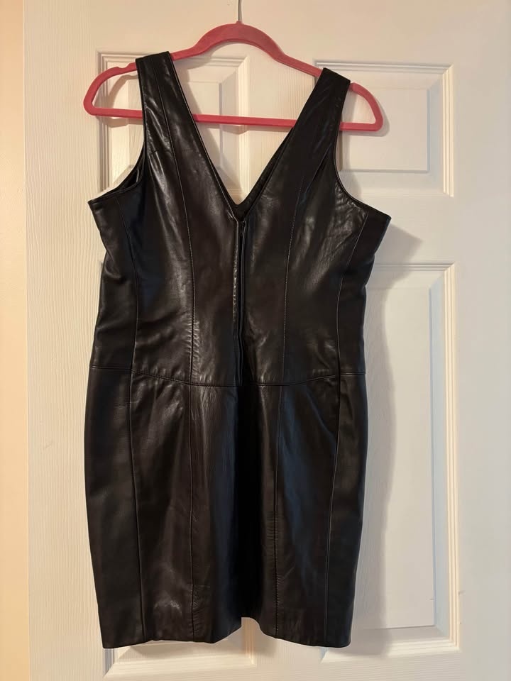 Vintage Neto Genuine Leather Mini Dress - photo 4