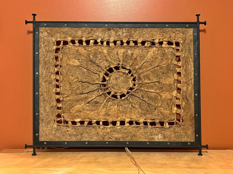 Unique Natural Fibre Art Piece