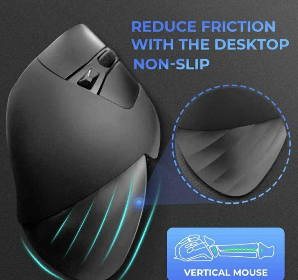NEW Vertical Ergonomic Mouse - DAREU USB Wired RGB - photo 3
