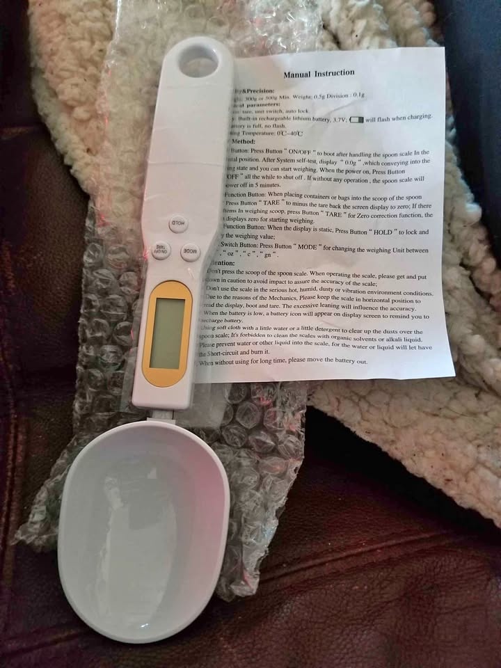 Digital Spoon Scale with LCD Display