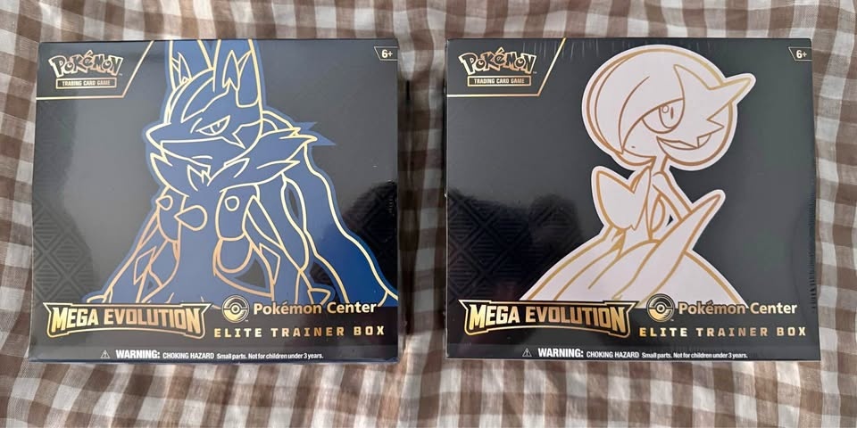 Pokemon Center Mega Evolution ETB Set - Mega Lucario & Mega Gard